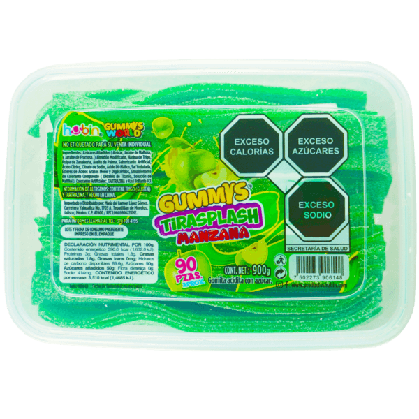 CAJA GUMMY TIRASPLASH MANZANA - Image 2