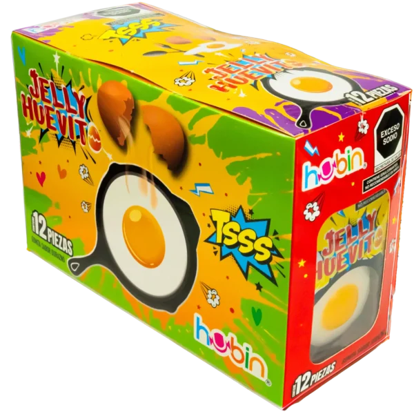 JELLY HUEVITO 12pz C/8 DISPLAY