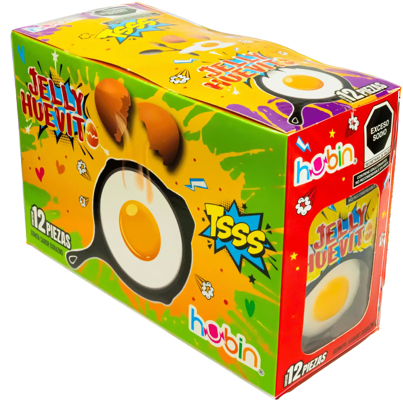 JELLY HUEVITO 12pz C/8 DISPLAY