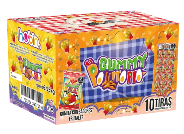 CAJA GUMMY POLLITO PIO