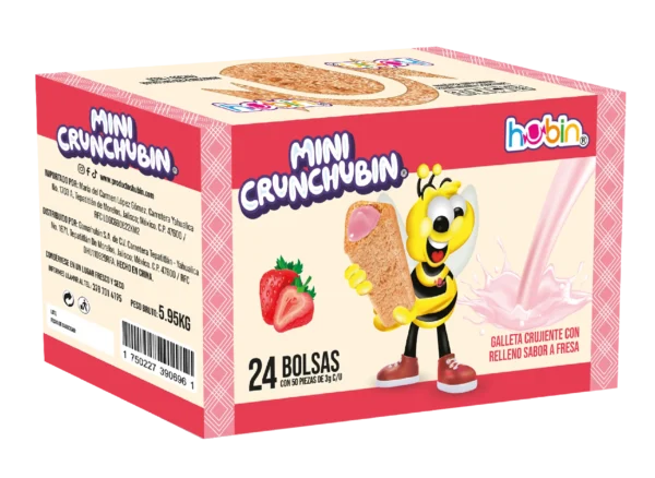 CAJA MINI CRUNCHUBIN FRESA