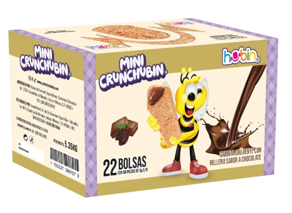 CAJA MINI CRUNCHUBIN CHOCOLATE