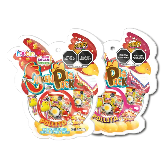 CHICKEN PIO PACK + TATUAJE RELOJ