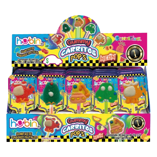 GUMMY CARRITOS POP’S NEÓN