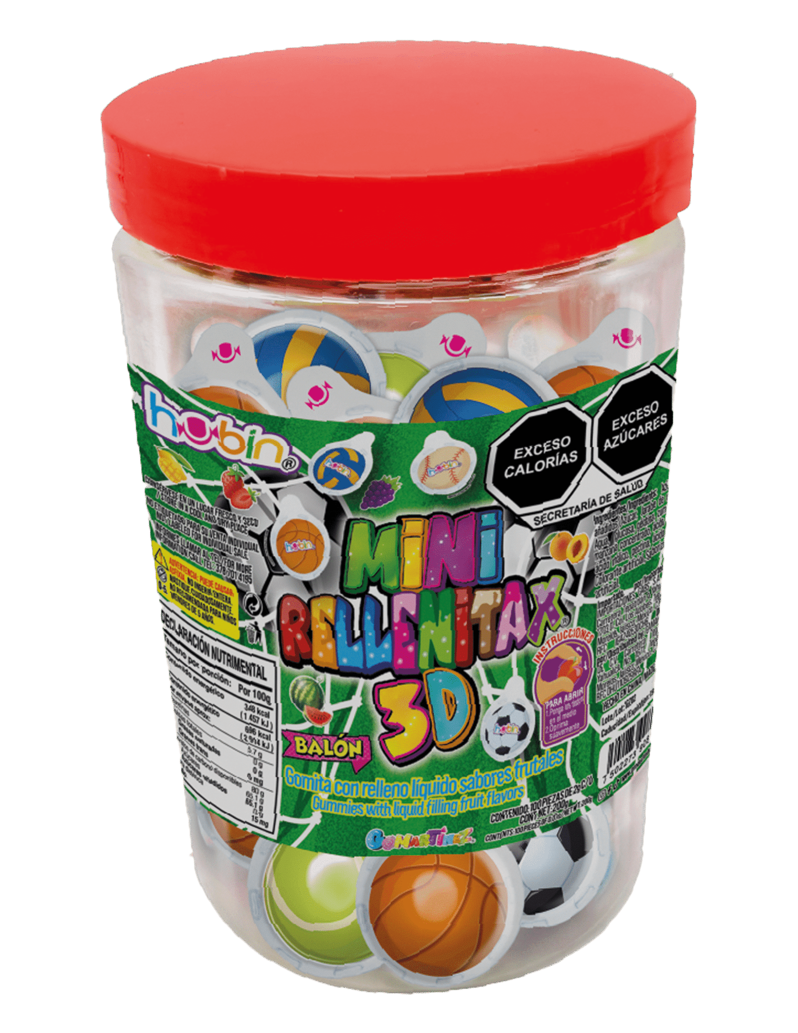 MINI RELLENITAX BALÓN 3D