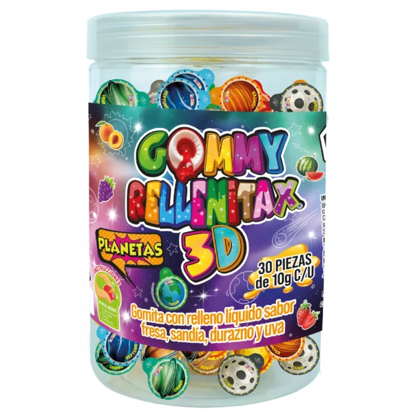 GOMMY RELLENITAX 3D PLANETAS
