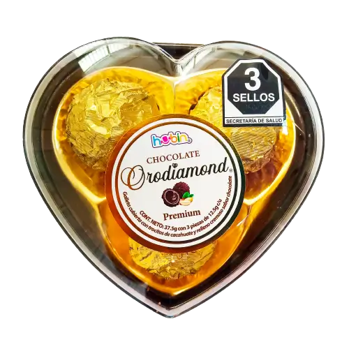 CHAROLA ORODIAMOND ESTUCHE CORAZON