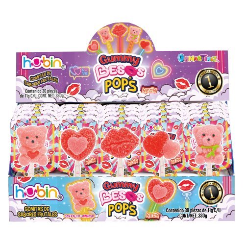 GUMMY BESOS POP´S NEON