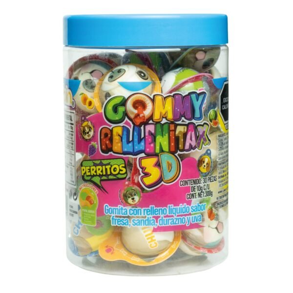 GOMMY RELLENITAX PERRITOS 3D